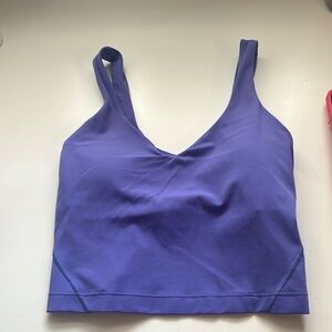 Lululemon purple align tank size 2
